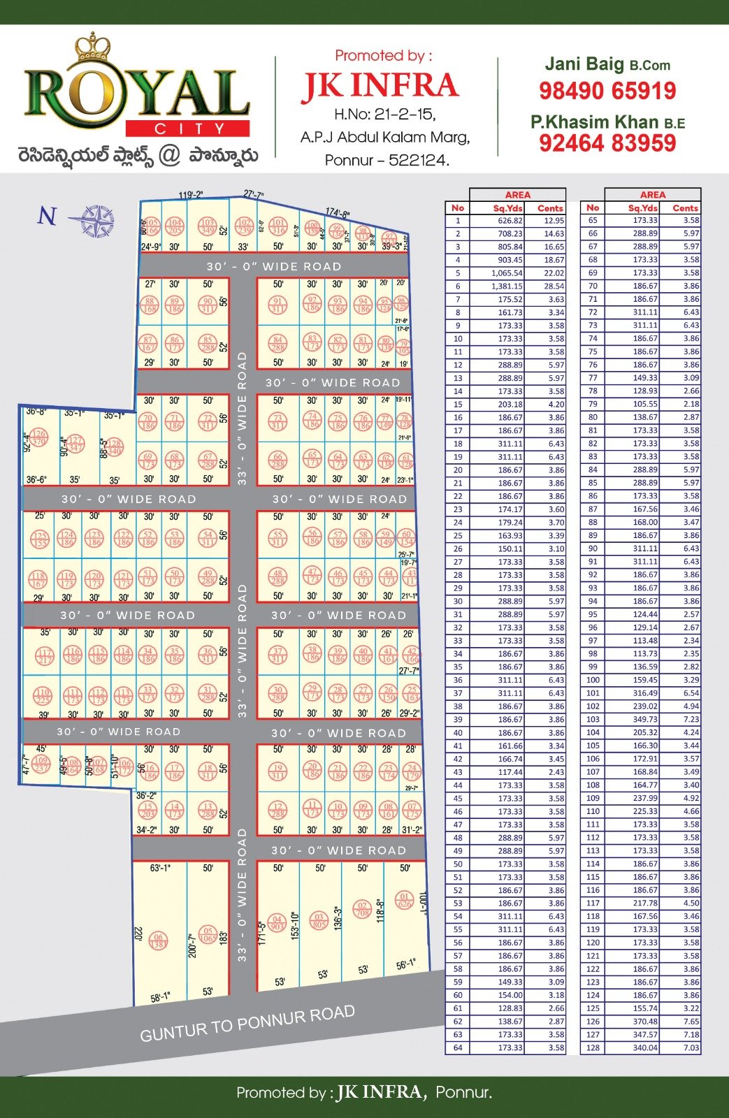 Royal City Open Plots Ponnur 2